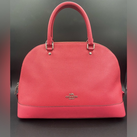 Coach Red Satchel Bag - Picture 1 of 11